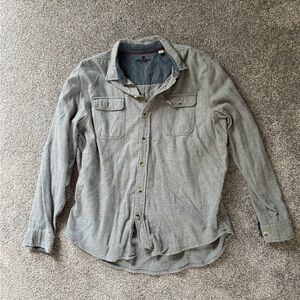 Woolrich Blue Denim-Look Button Shirt